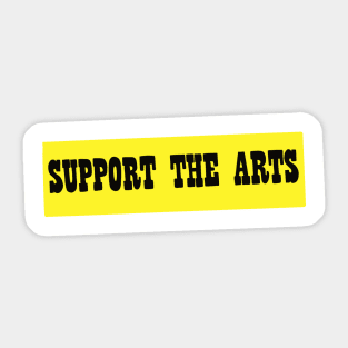 Support the Arts Sticker